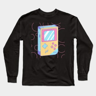 Game Console 90s Retro Gamer Gaming Nostalgia Long Sleeve T-Shirt